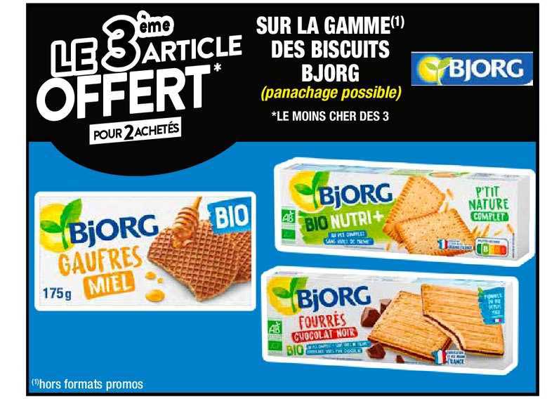La Gamme Des Biscuits Bjorg