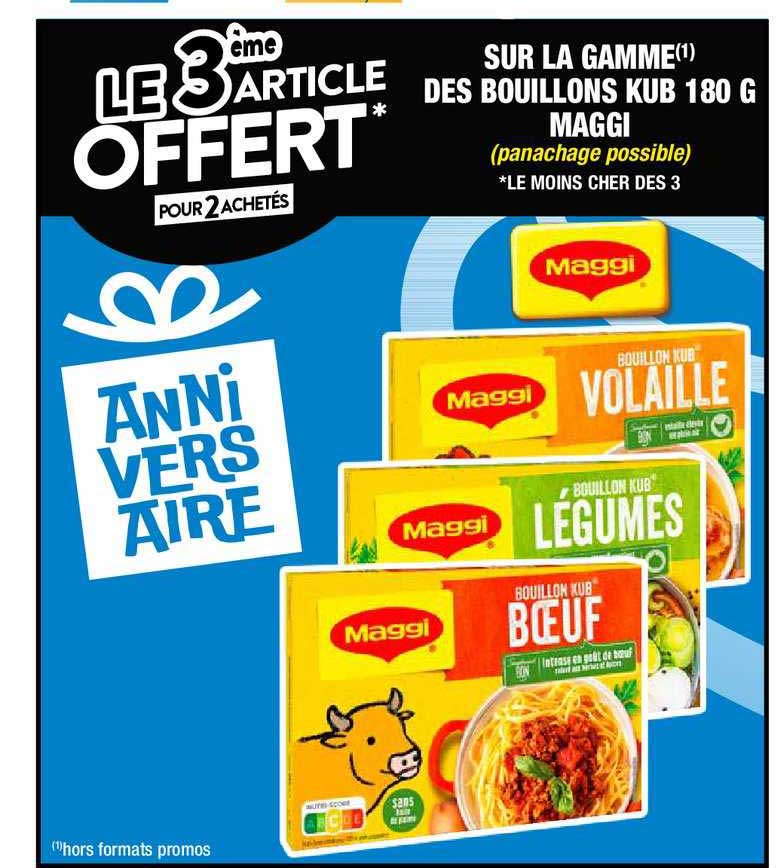La Gamme Des Bouillons Kub 180 G Maggi