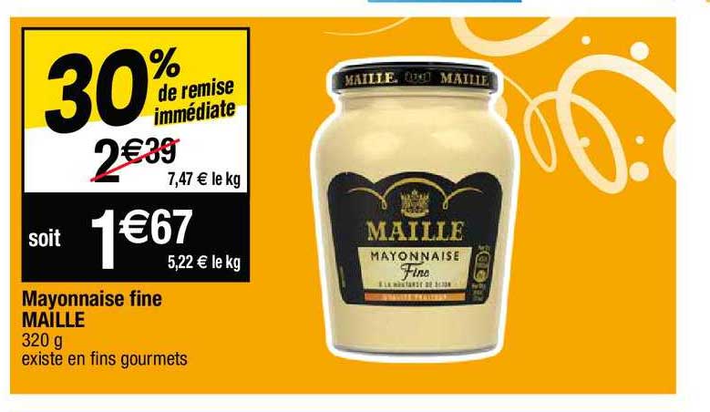 Mayonnaise Fine Maille