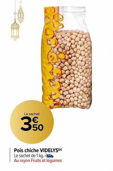 pois chiche videlys