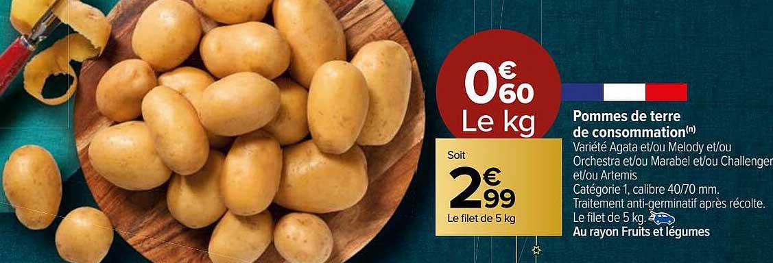 Pommes De Terre De Consommation