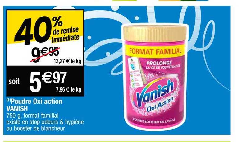 poudre oxi action vanish