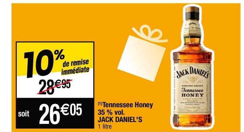 tennessee honey 35% vol. jack daniel's