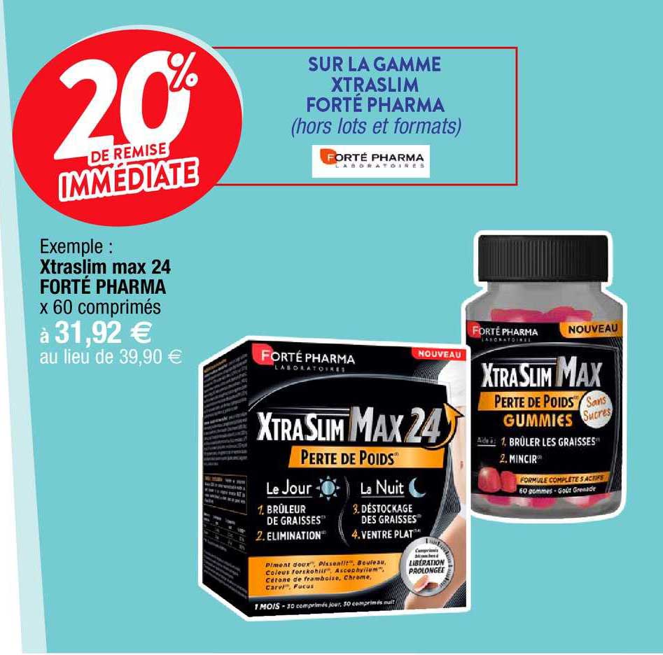 xtraslim max 24 forté pharma