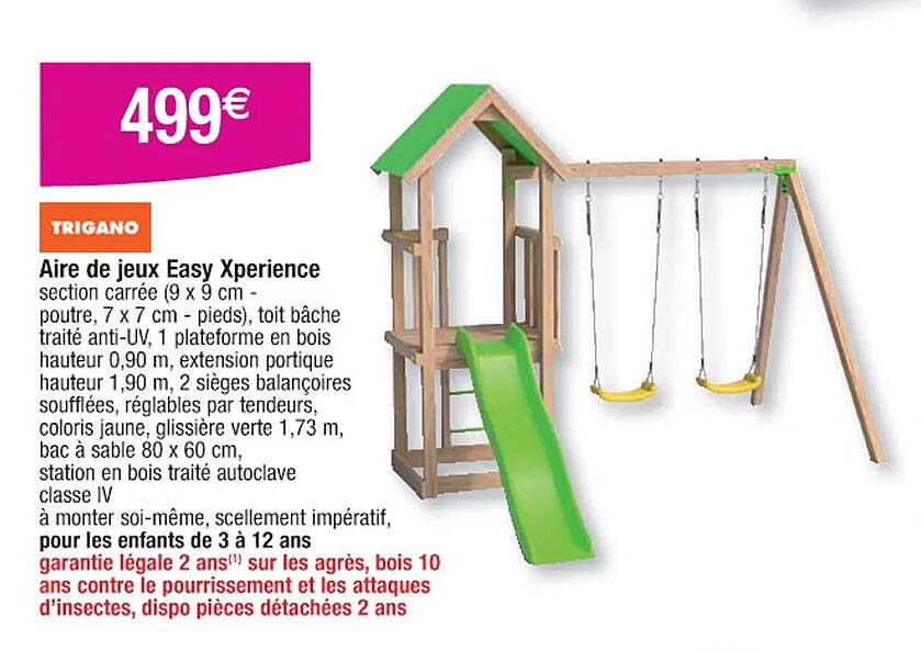aire de jeux easy xperience trigano