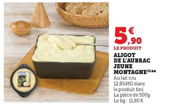 aligot de l'aubrac jeune montagne