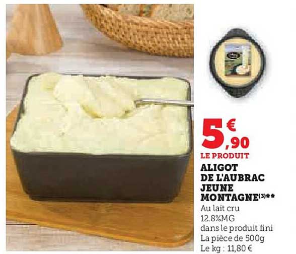 aligot de l'aubrac jeune montagne