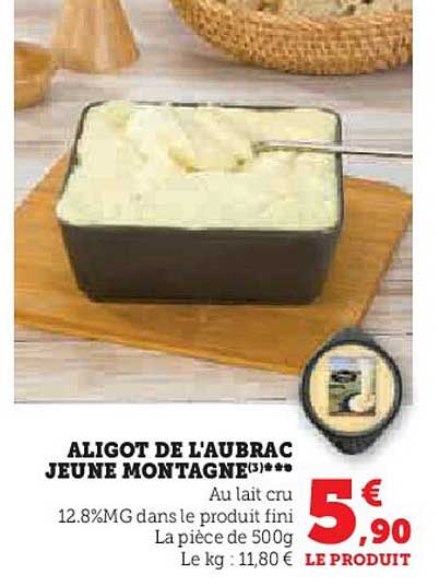 aligot de l'aubrac jeune montagne