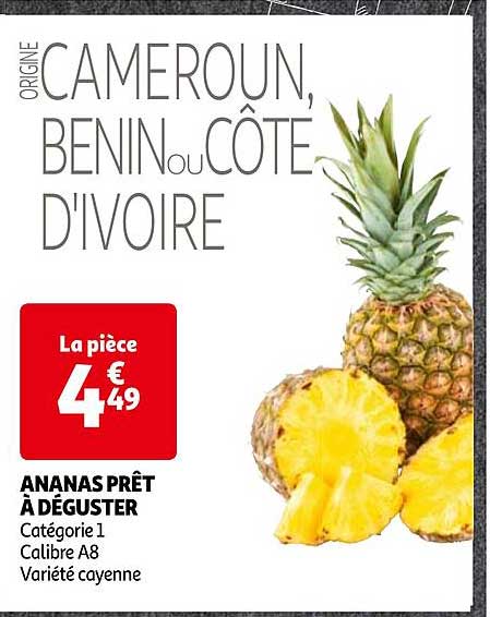 ananas prêt à déguster