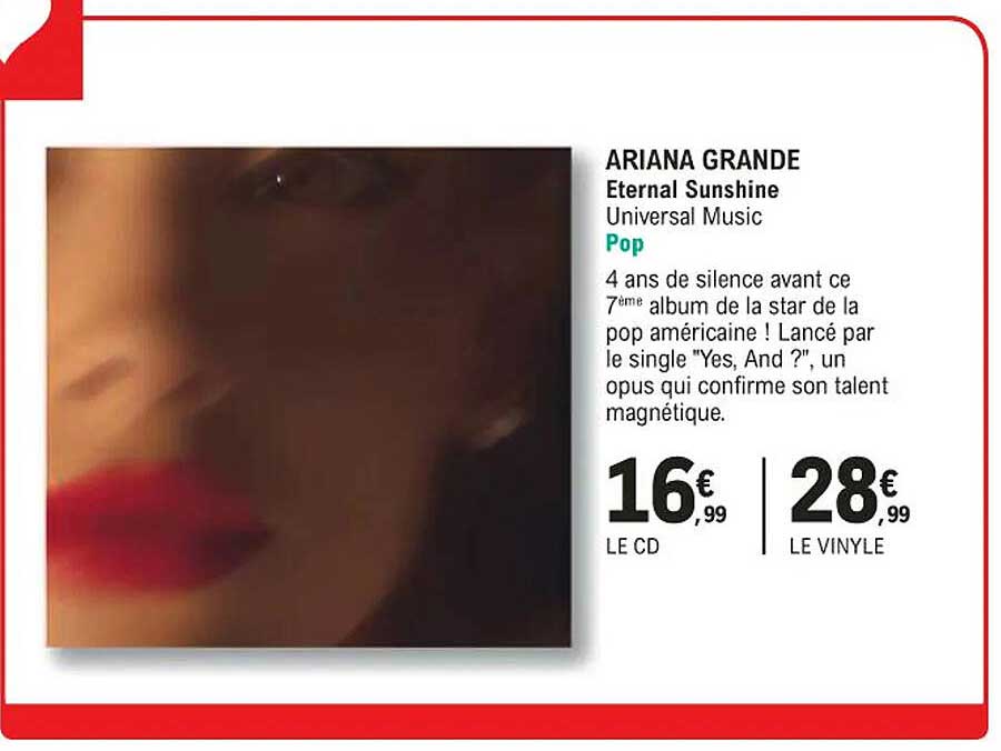 ariana grande eternal sunshine - universal music - pop