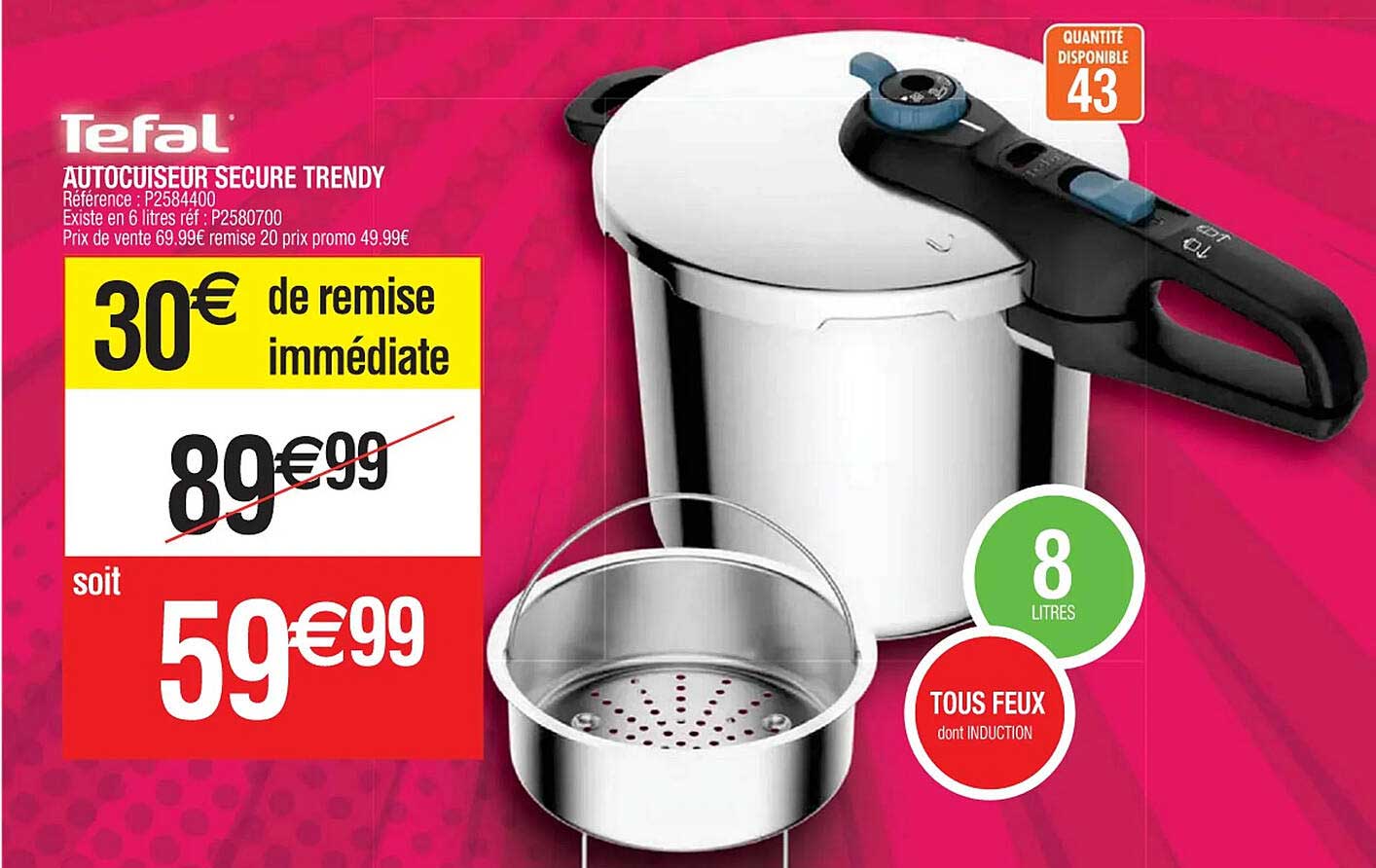 autocuiseur secure trendy tefal