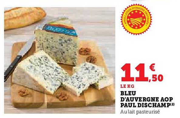 bleu d'auvergne aop paul dischamp