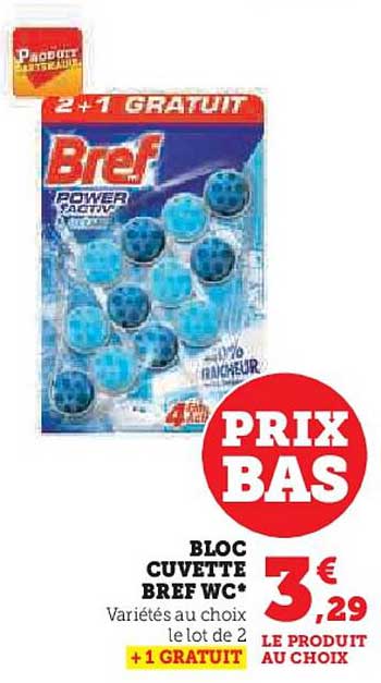 bloc cuvette bref wc