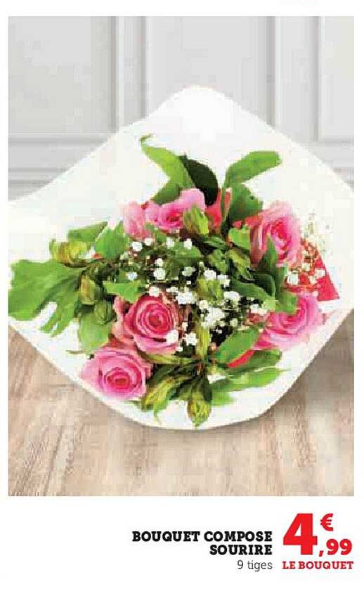 bouquet composé sourire