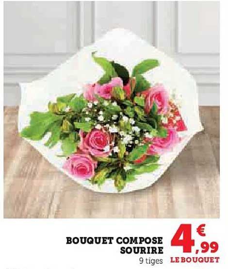 bouquet composé sourire
