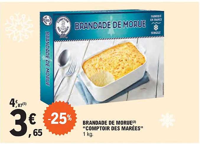 brandade de morue "comptoir des marées"