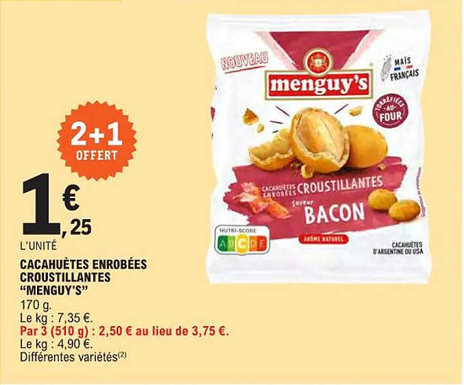 Cacahuètes Enrobées Croustillantes "menghuy's"