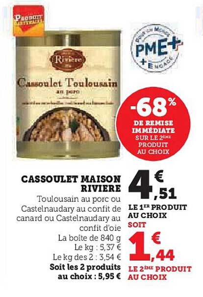 Cassoulet Maison Rivière