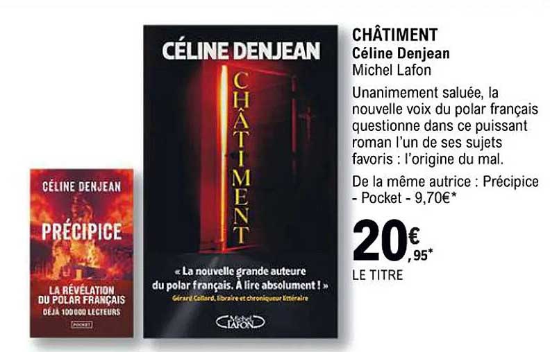 châtiment - céline denjean  - michel lafon