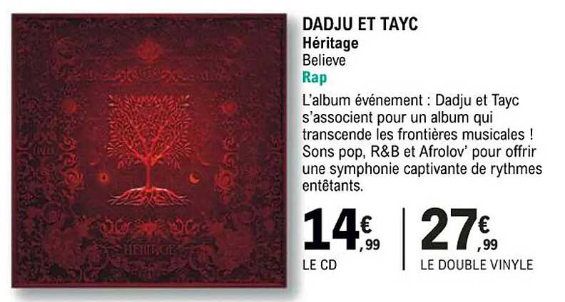 Dadju Et Tayc Héritage Believe Rap
