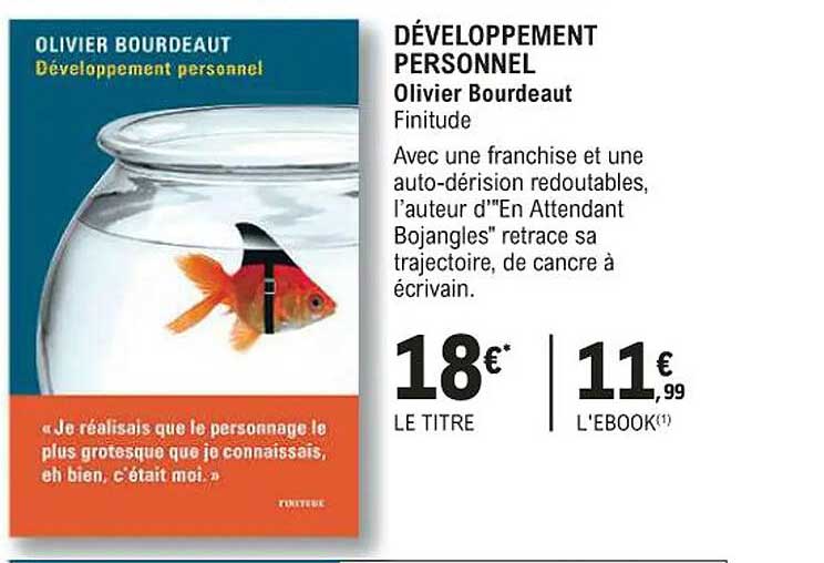 Développement Personnel - Olivier Bourdeaut