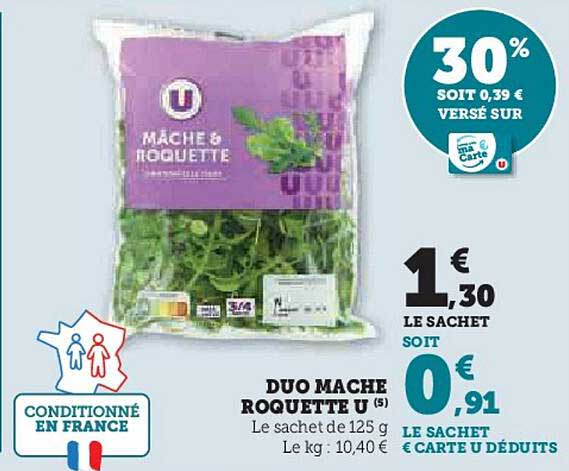 Duo Mache Roquette U