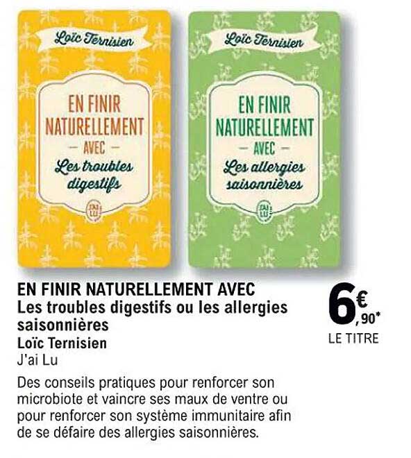 en finir naturellement avec les troubles digestifs ou les allergies saisonnières