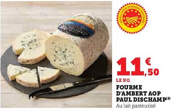 fourme d'ambert aop paul dischamp