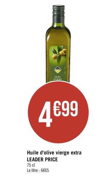 huile d'olive vierge extra leader price