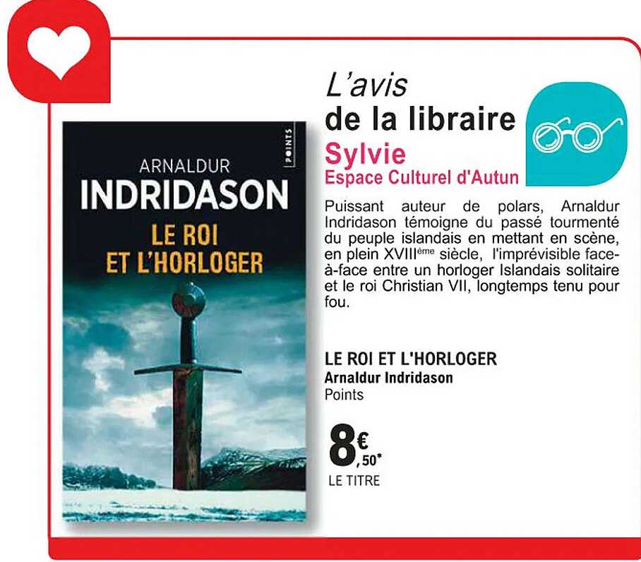l'avis de la libraire - sylvie espace culturel d'autun
