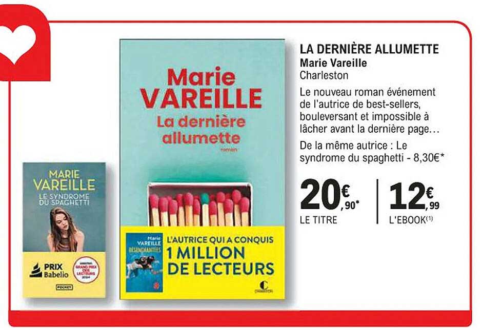 la dernière allumette - marie vareille
