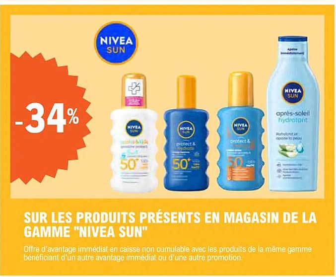 La Gamme "nivea Sun"
