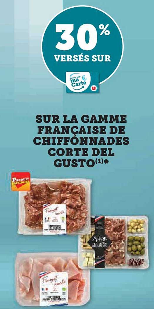 la gamme française de chiffonnades corte del gusto