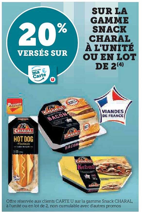 La Gamme Snack Charal à L'unité Ou En Lot De 2
