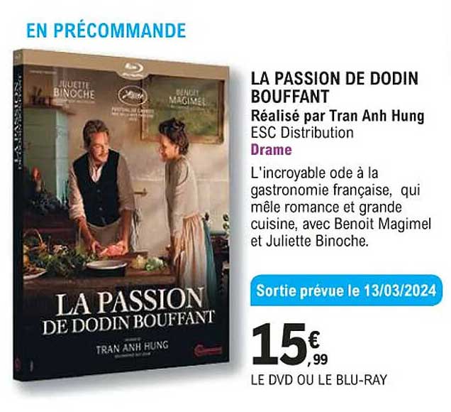 la passion de dodin bouffant - réalisé par tran anh hung