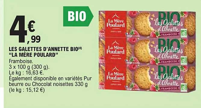 les galettes d'annette bio "la mère poulard"