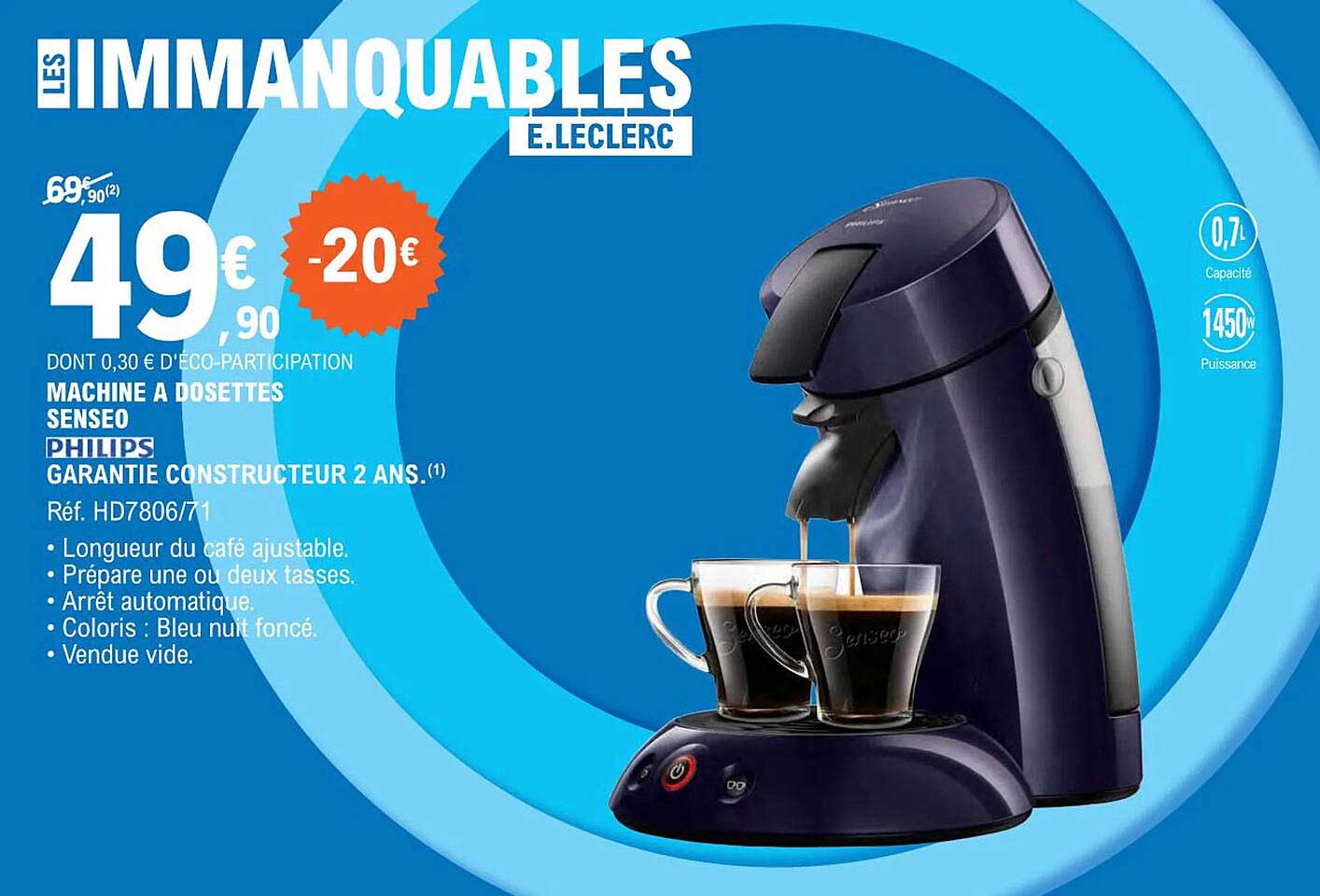 Machine à Dosettes Senseo Philips