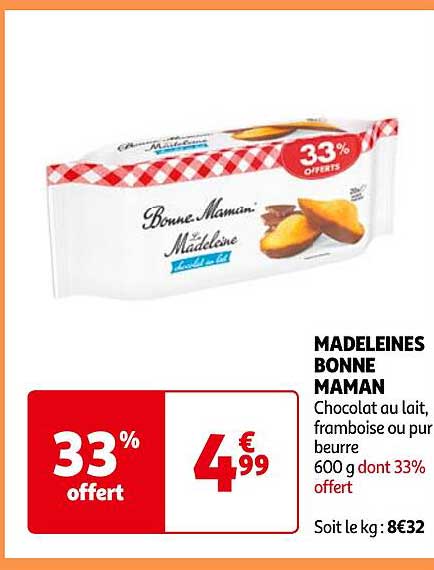 madeleines bonne maman