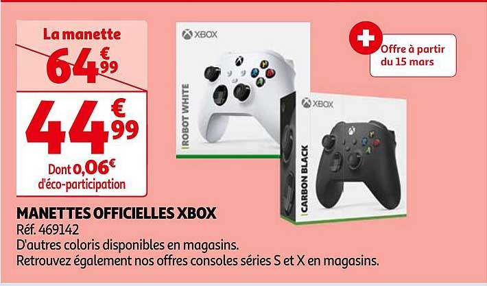 manettes officielles xbox
