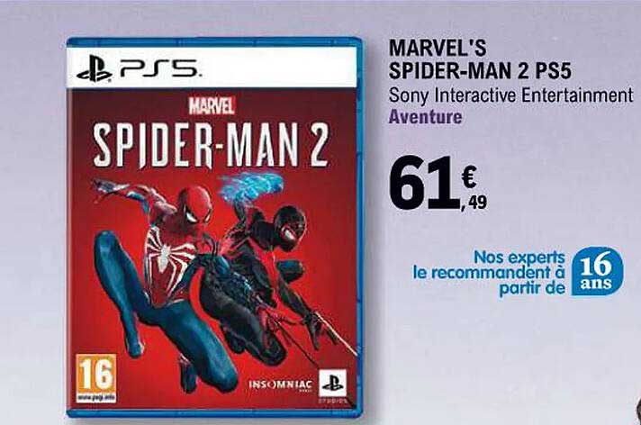 marvel's spider-man 2 ps5