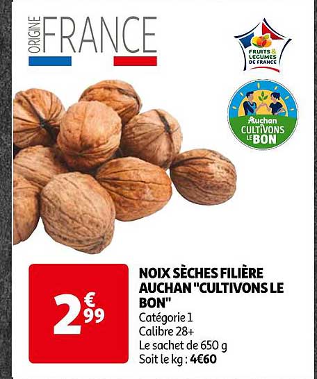 noix sèches filière auchan "cultivons le bon"