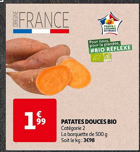 patates douces bio