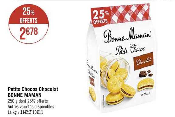 petits chocos chocolat bonne maman