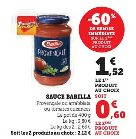 Sauce Barilla