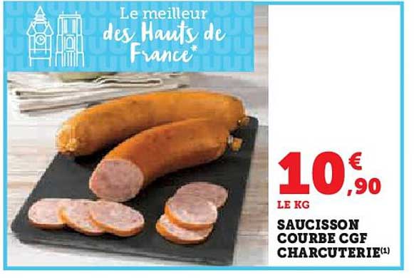 saucisson courbe cgf charcuterie