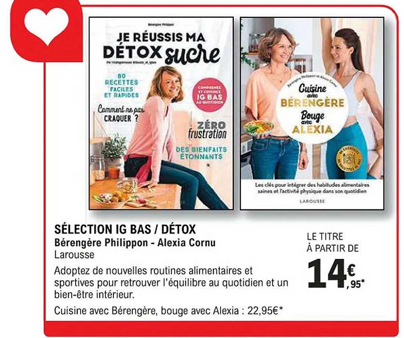 sélection ig bas / détox - bérengère philippon - alexia cornu
