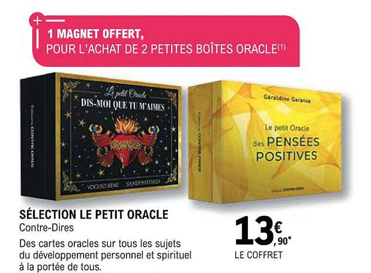 sélection le petit oracle - contre-dires