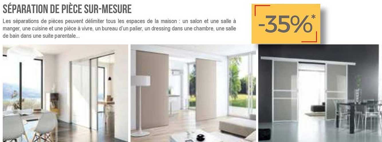 séparation de pièce sur-mesure