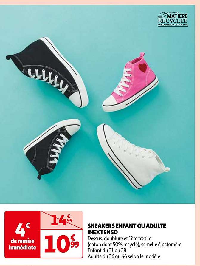 Sneakers Enfant Ou Adulte Inextenso