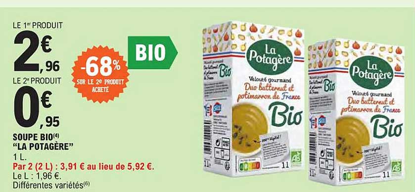 Soupe Bio "la Potagère"